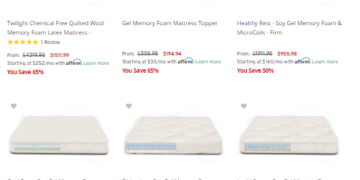 gel memory foam futon mattresses