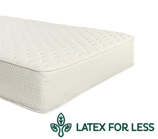 latex for less latex mattress