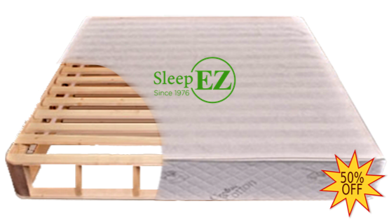 natural wood mattress foundation