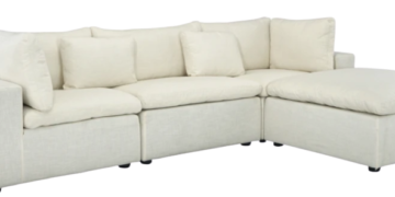 fitz contemporary low profile lounge sofa
