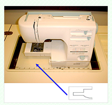 sewing machines plus custom insert