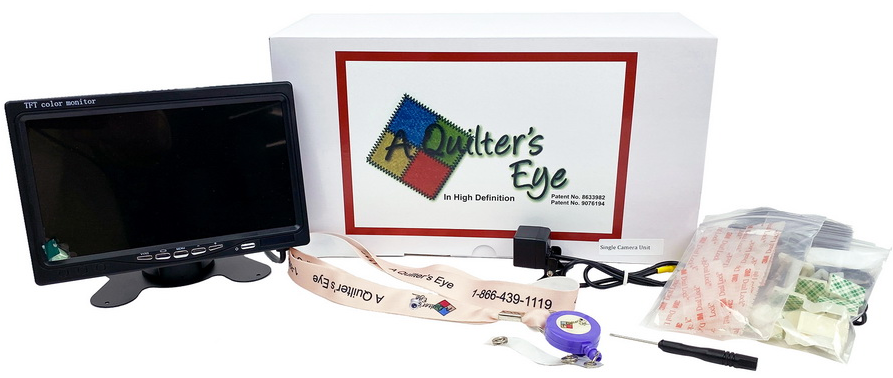 a quilters eye camera stitch and pantograph system