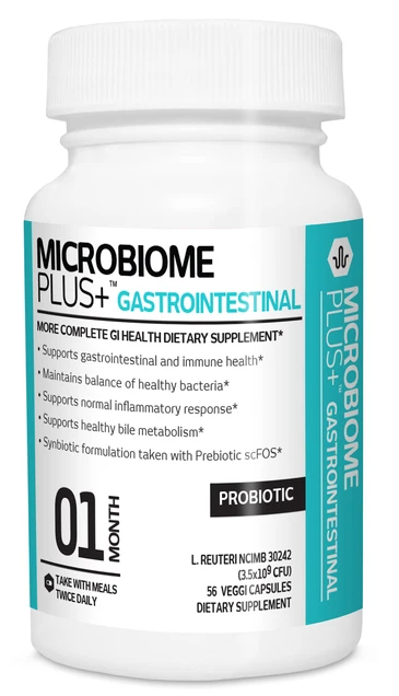 microbiome plus gastrointestinal probiotics l reuteri ncimb 30242