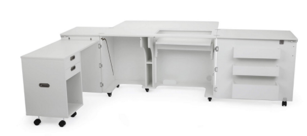 kangaroo kabinets k8611 aussie sewing cabinet white ash