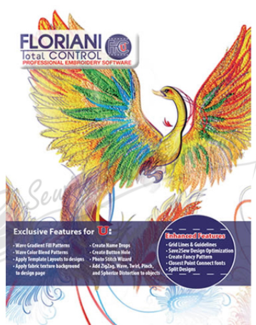 floriani total control u embroidery software