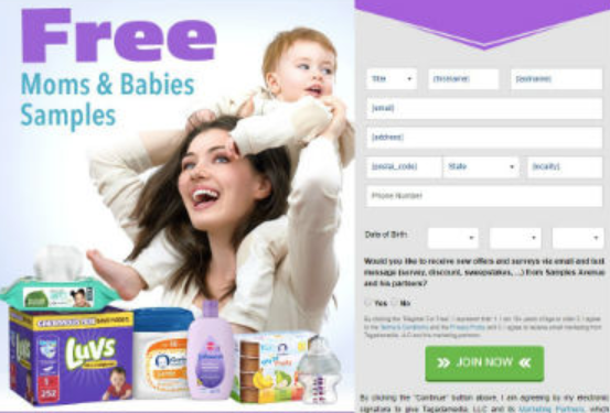 free samples for mom and baby