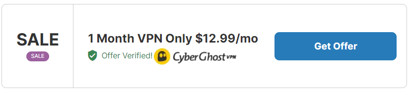 cyberghost vpn discount coupon