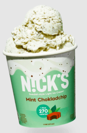 nick ice cream mint chocolate chip