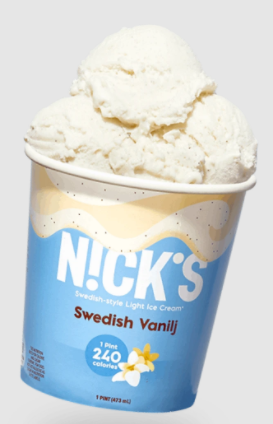 nick ice cream swedish vanilla