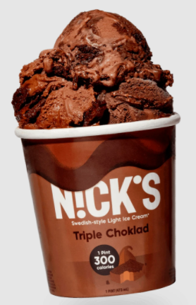 nick ice cream triple chocolate