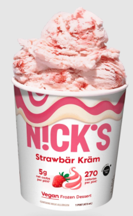 nick ice cream vanilla strawberry