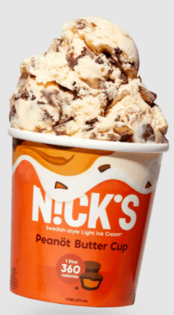 nicks ice cream peanut butter cup