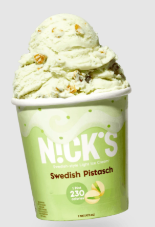 nicks swedish ice cream pistachio